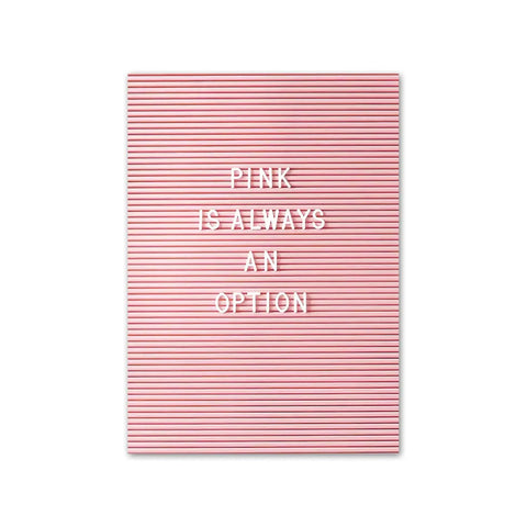 Pink Option Motivational Poster