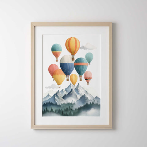Playroom balloon wall decor