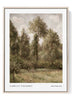 Poplars, Éragny (1895) – Camille Pissarro | French Impressionist Landscape Wall Art