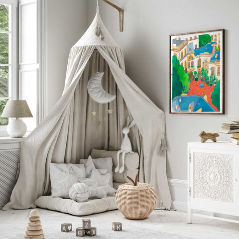Premium Outdoor Print – Architectural Charm Scene
