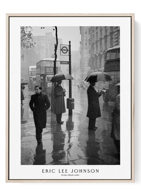 Rainy day in Aldwych London print