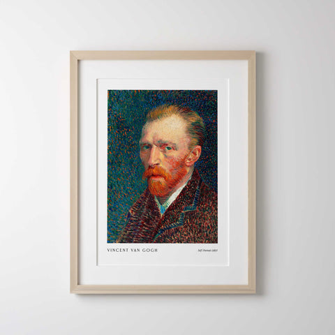 Red beard self portrait fine art print