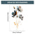 Luxury watercolor floral wall stickers Yumeiren design