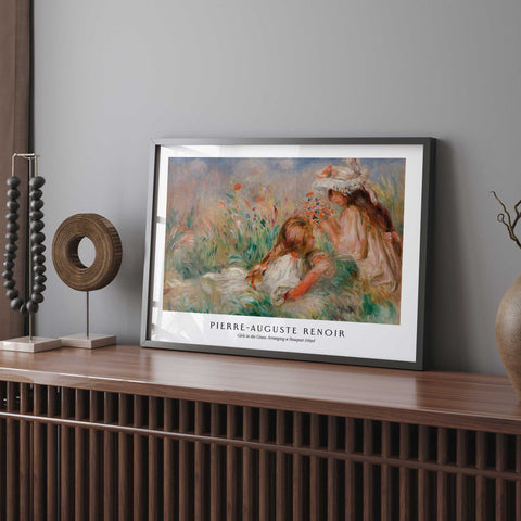Renoir girls arranging flowers artwork