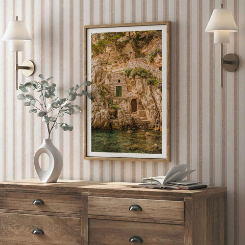 Rocky Seaside Landscape Art