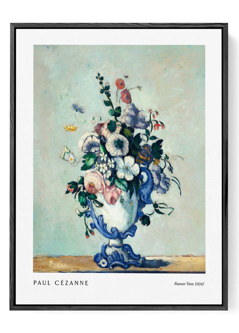 Rococo Vase floral still life print