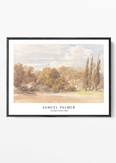 Romantic English landscape poster