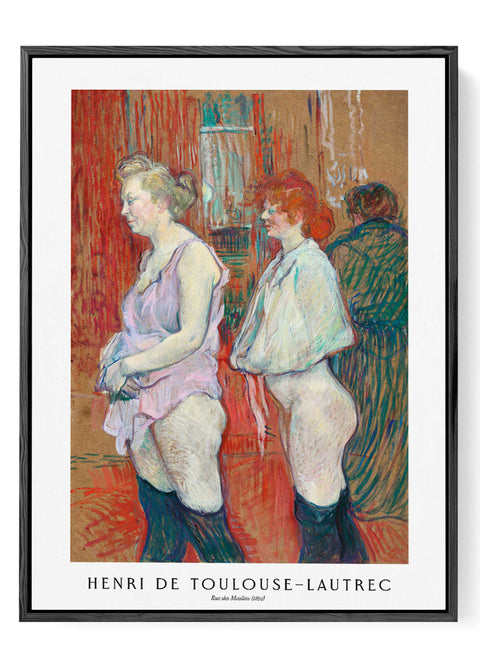 Rue des Moulins 1894 art print