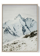 Peak Tranquility Poster - Snowy Mountain Canvas Print