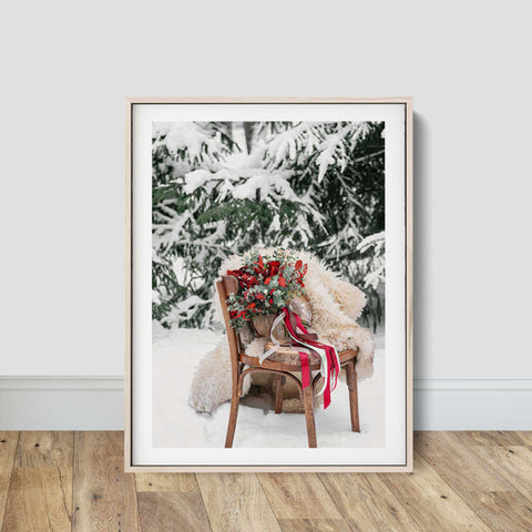 Rustic Holiday Decor Artwork