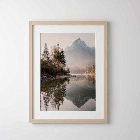 Rustic cabin inspired nature artwork