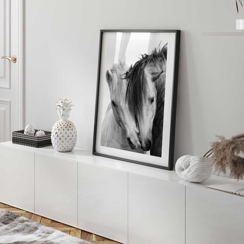 Rustic farmhouse horse wall art