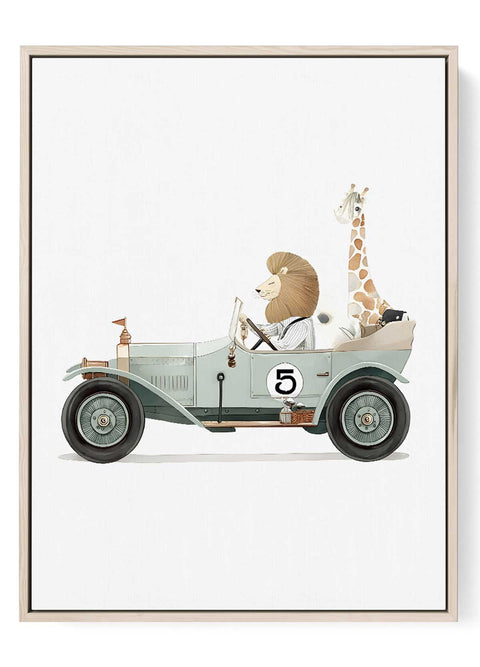 Safari Adventure Watercolor Art Print