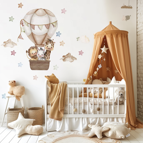 Safari animal wall stickers