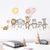Safety-certified jungle wall stickers nursery decor
