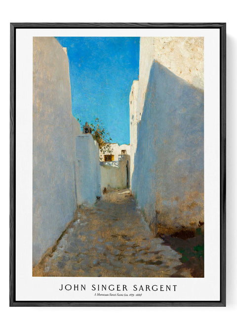 Sargent travel painting poster