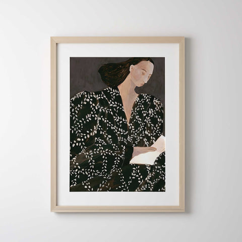 Scandinavian minimalist feminine print