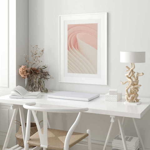 Scandinavian neutral abstract wall art