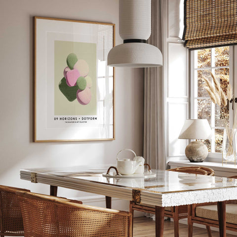 Scandinavian style abstract art print