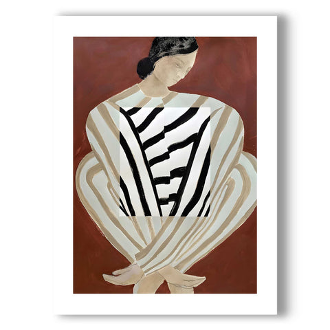 Scandinavian style fashion poster for a chic bedroom or dressing room.