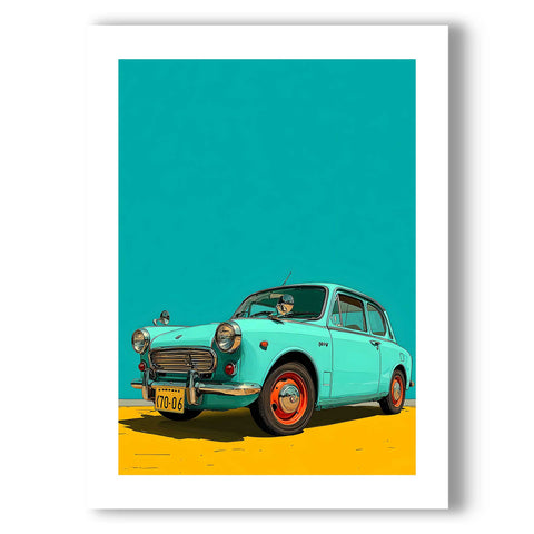 Scandinavian style olive tree poster on a textured warm background.