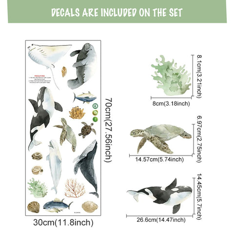 Sea Turtle Nursery Sticker