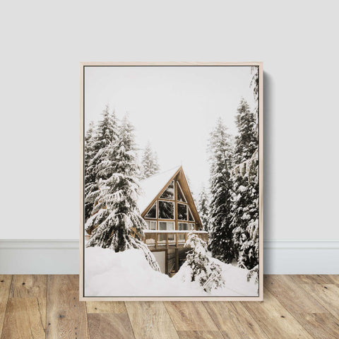 Tranquil Winter Landscape Print – Stylish Home Accent