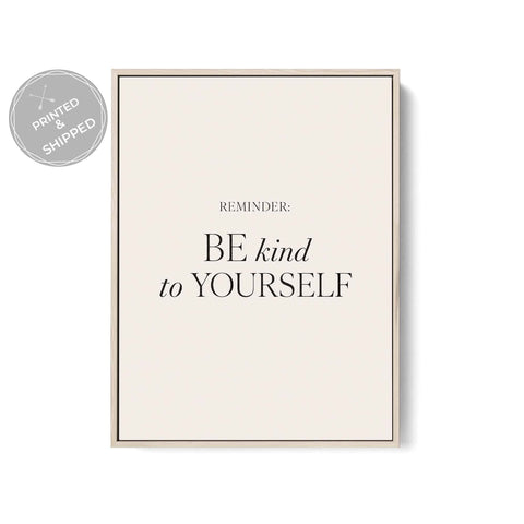 Self compassion quote wall decor