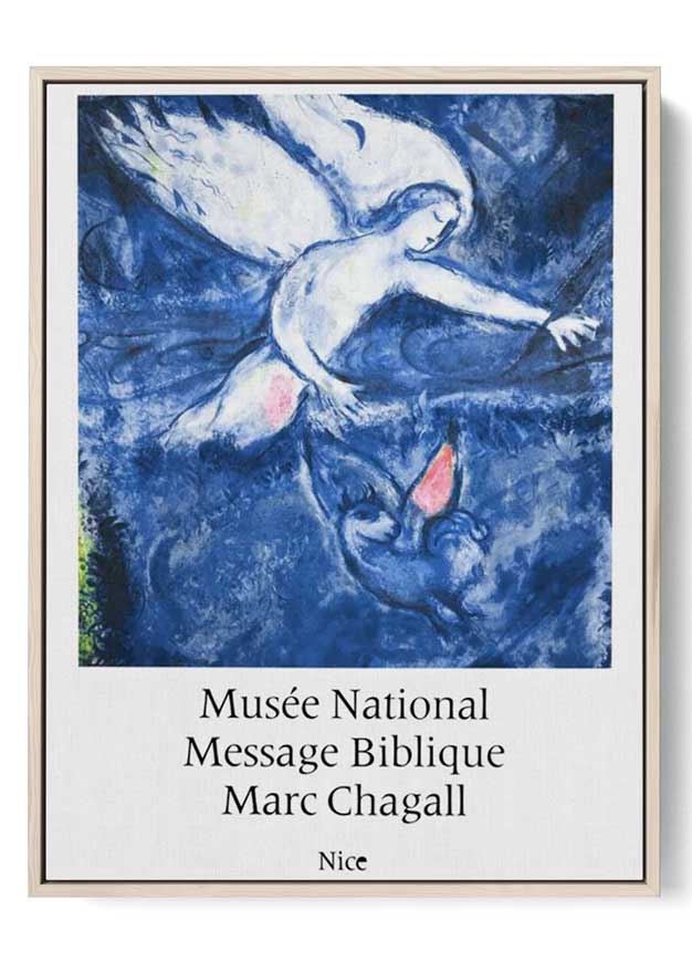 LE MESSAGE BIBLIQUE MARC CHAGALL シャガール Musée National Message Biblique Marc Chagall – Poster Museum