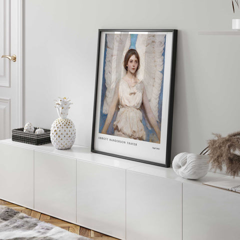 Serene angel wall decor