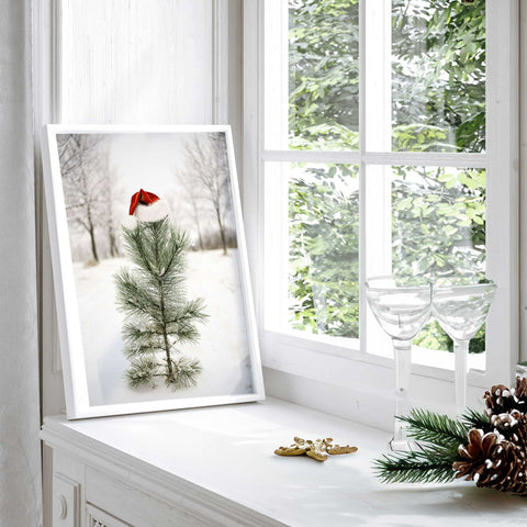 Charming Holiday Tree Poster