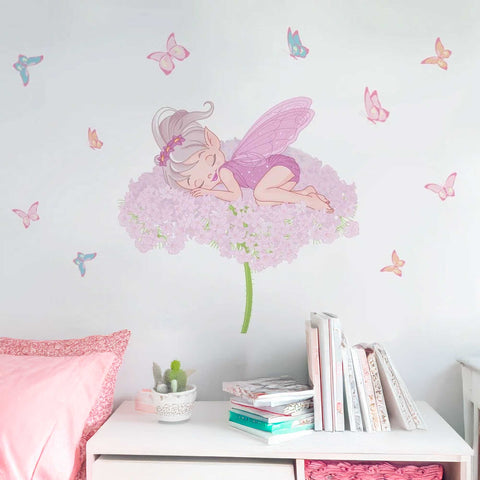 Sleeping Fairy Wall Sticker