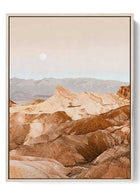 Desert Dusk Elegance - Serene Mountain Landscape Poster
