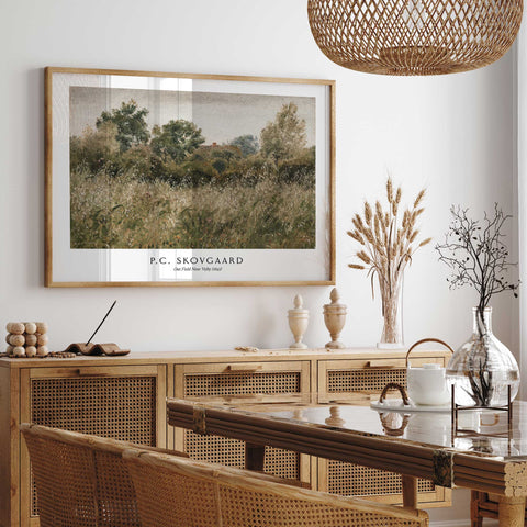 Soft green landscape decor