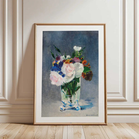 Soft lighting and textured floral details in a fine art masterpiece print.