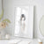 Soft neutral girl character art wall decor