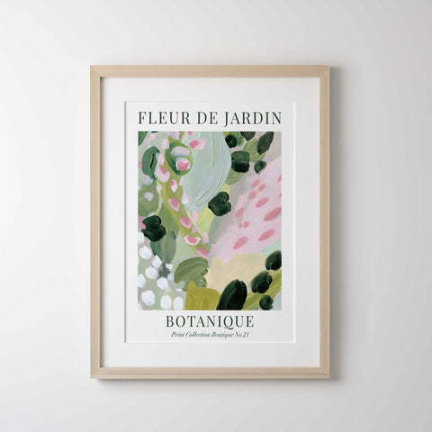 Soft organic abstract wall decor