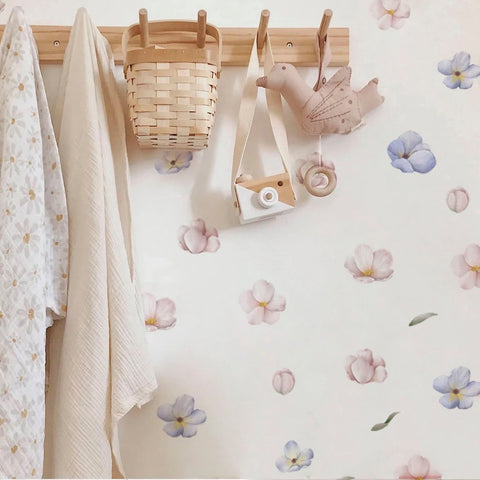 Soft petal wall sticker