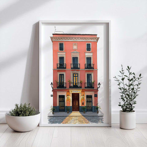 Spanish architecture wall decor