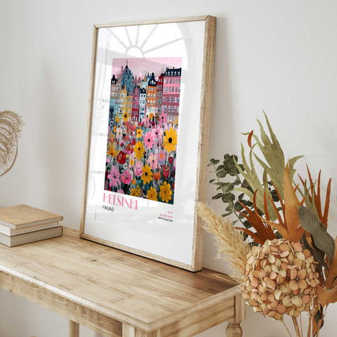 Spring Helsinki art illustration