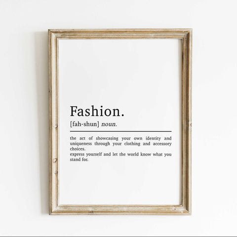 Fashion as Narrative - Elegant Art Poster