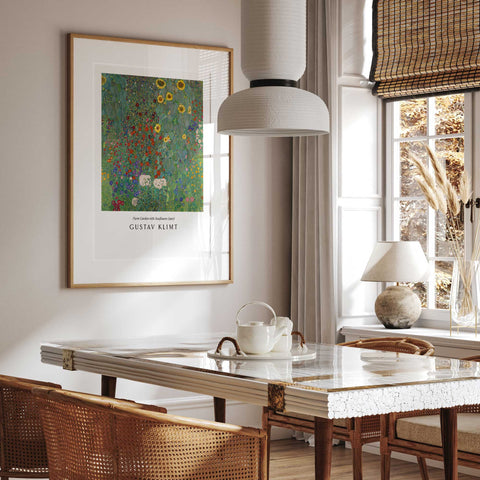 Sunflower field fine art poster