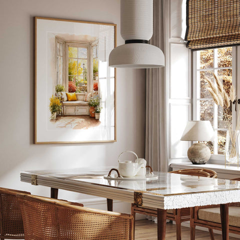 Sunlight interior wall art window seat