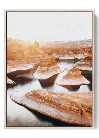 Canyon Lake Poster - Your Oak oakposter with Reflection Illuminate Poster– Walls