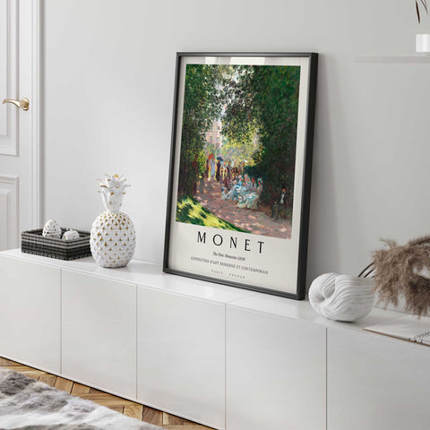 Sunlit garden Monet  decor
