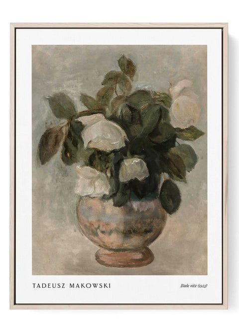 Tadeusz Makowski White Roses 1923 print