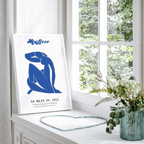 Modern Art Classic - Matisse's 'Nu Bleu IV' Print