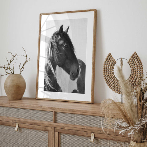 Timeless Horse Portrait Decor