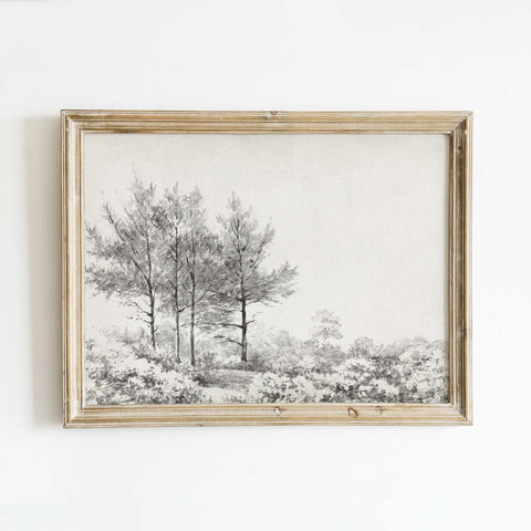 Tonalist French art print