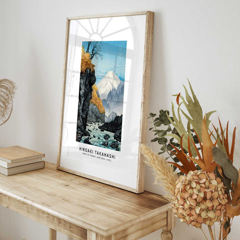 Traditional Japanese nature art poster